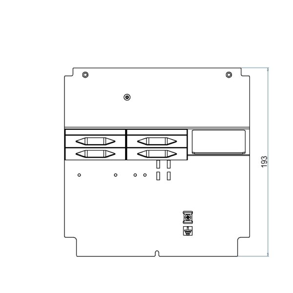 Produktbild UBD 210 223  -  Steckdoseneinsatz für 6 FLF inkl. 4x 1xT13, weiss